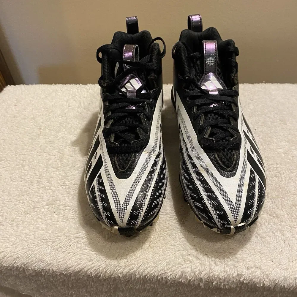 Adidas Freak Spark‎ Football Cleats Shoes Mens 4 White/Black Molded YYA606001
